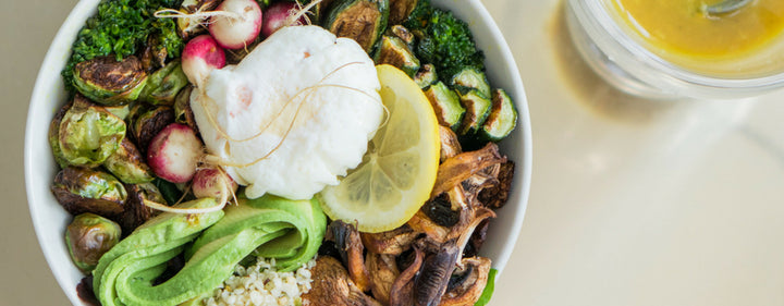 Roasted Vegetable Low Carb Buddha Bowl