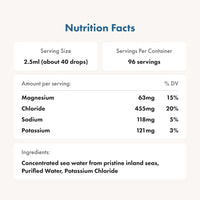 Hydros | Trace Minerals + Electrolytes Drops